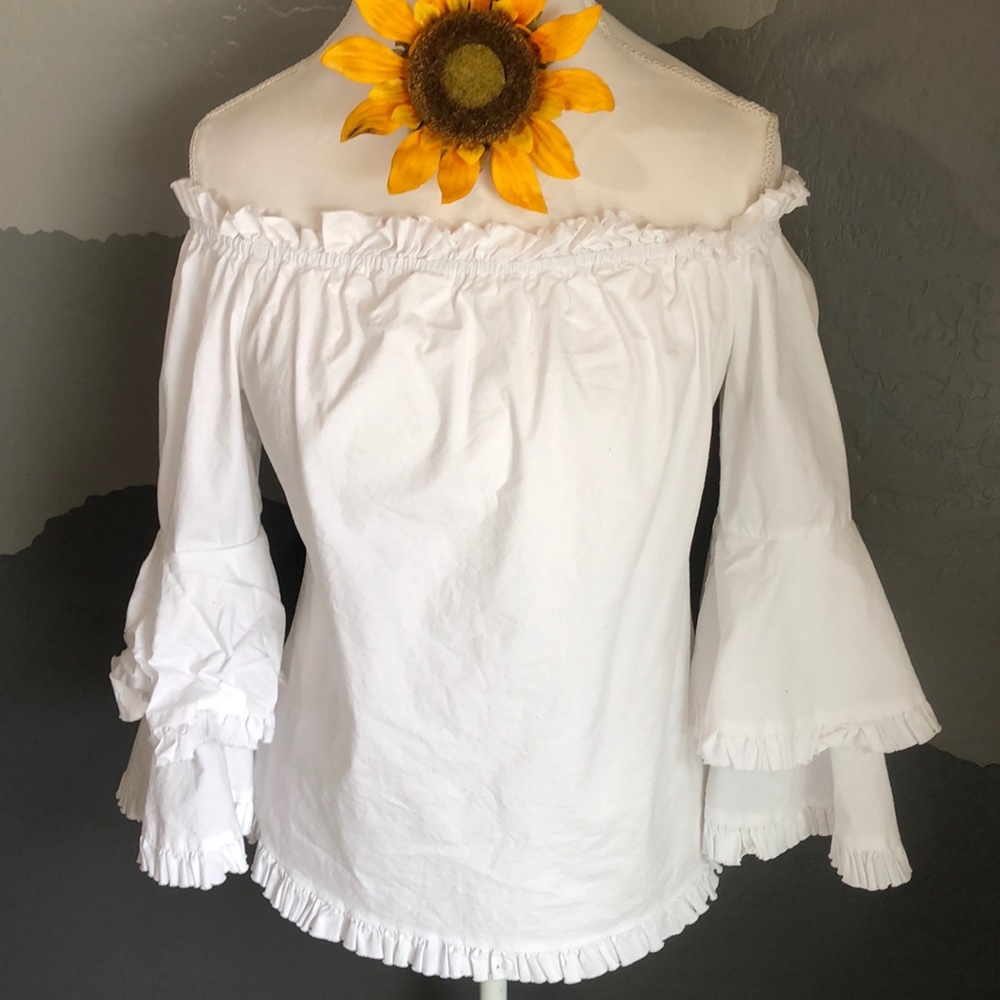 Cold shoulder blouse